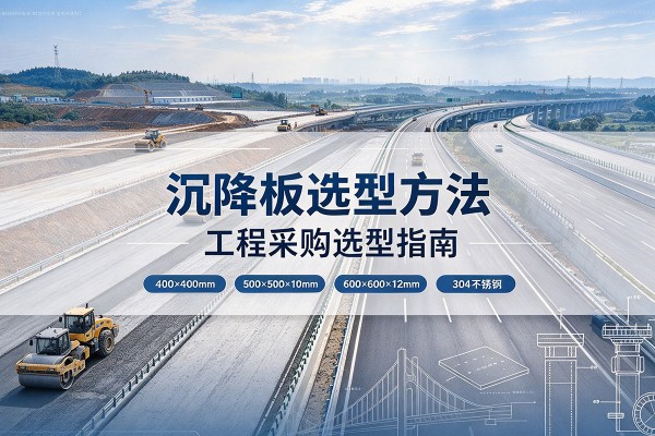大化沉降板选择方法