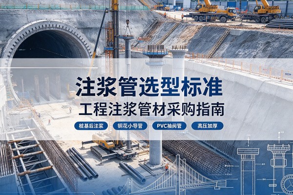 大化注浆管选型标准