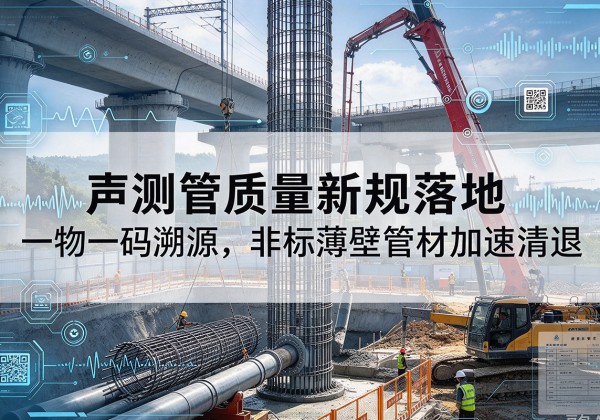 大化声测管质量新规落地，一物一码溯源，非标薄壁管材加速清退
