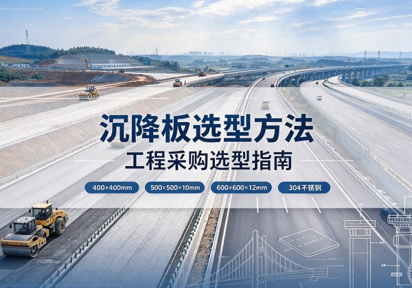 大化沉降板选择方法